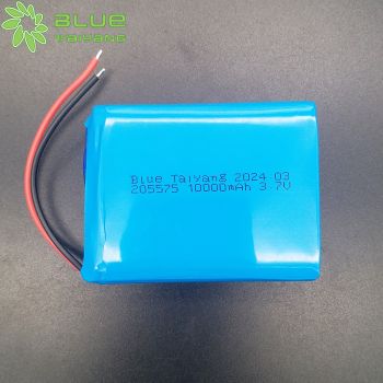 205575 10000mah 3.7V 聚合物鋰離子電池組 智能動態心電監測儀鋰電池10ah